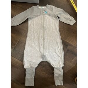 Love To Dream Sleep Suit Gray Size 2 24-36 Months Moderate Weather Sleepsuit